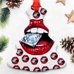 Lips & Diamonds CBDOilPrincess 62cd68e7-1aab-47ac-986a-7899c6d06da7 Christmas Tree Ornament (Two Sides)