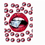 Lips & Diamonds CBDOilPrincess 62cd68e7-1aab-47ac-986a-7899c6d06da7 Large Garden Flag (Two Sides)