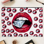 Lips & Diamonds CBDOilPrincess 62cd68e7-1aab-47ac-986a-7899c6d06da7 Cosmetic Bag (XXXL)