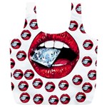 Lips & Diamonds CBDOilPrincess 62cd68e7-1aab-47ac-986a-7899c6d06da7 Full Print Recycle Bag (XL)