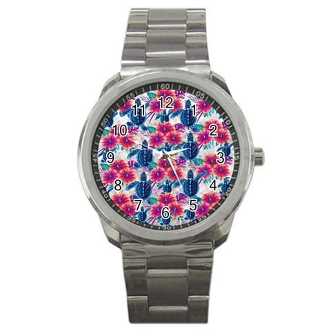 Tropical Flowers Turtles CBDOilPrincess Edf1ea6f Front