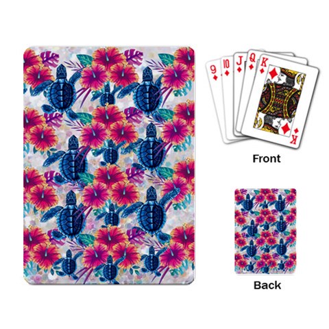 Tropical Flowers Turtles CBDOilPrincess Edf1ea6f Back