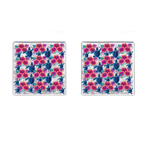 Tropical Flowers Turtles CBDOilPrincess Edf1ea6f Front(Pair)