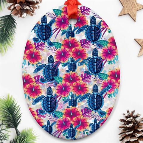 Tropical Flowers Turtles CBDOilPrincess Edf1ea6f Front