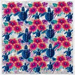 Tropical Flowers Turtles CBDOilPrincess Edf1ea6f-2cc5-4f0b-a5cc-9c146c7d79e4 Canvas 16  x 16 