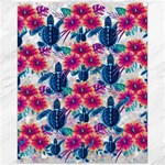 Tropical Flowers Turtles CBDOilPrincess Edf1ea6f-2cc5-4f0b-a5cc-9c146c7d79e4 Canvas 16  x 20 