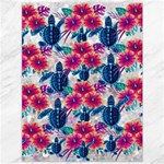 Tropical Flowers Turtles CBDOilPrincess Edf1ea6f-2cc5-4f0b-a5cc-9c146c7d79e4 Canvas 36  x 48 