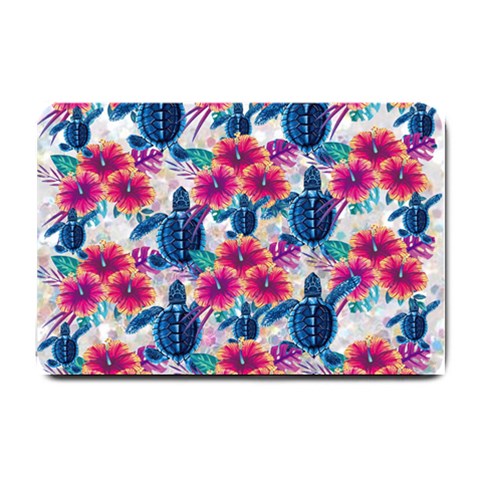 Tropical Flowers Turtles CBDOilPrincess Edf1ea6f 24 x16  Door Mat