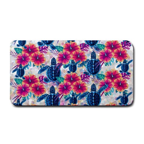 Tropical Flowers Turtles CBDOilPrincess Edf1ea6f 16 x8.5  Bar Mat