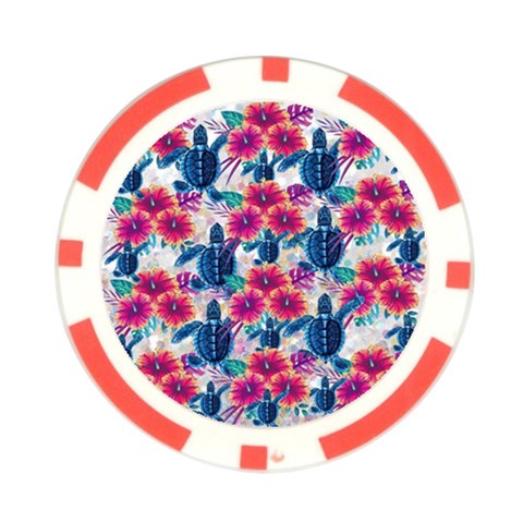 Tropical Flowers Turtles CBDOilPrincess Edf1ea6f Back