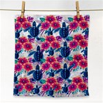 Tropical Flowers Turtles CBDOilPrincess Edf1ea6f-2cc5-4f0b-a5cc-9c146c7d79e4 Face Towel