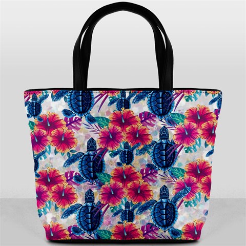 Tropical Flowers Turtles CBDOilPrincess Edf1ea6f Back