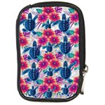 Tropical Flowers Turtles CBDOilPrincess Edf1ea6f-2cc5-4f0b-a5cc-9c146c7d79e4 Compact Camera Leather Case