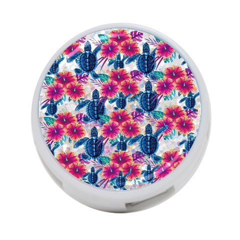 Tropical Flowers Turtles CBDOilPrincess Edf1ea6f Front