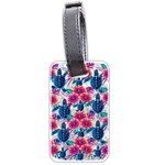 Tropical Flowers Turtles CBDOilPrincess Edf1ea6f-2cc5-4f0b-a5cc-9c146c7d79e4 Luggage Tag (two sides)