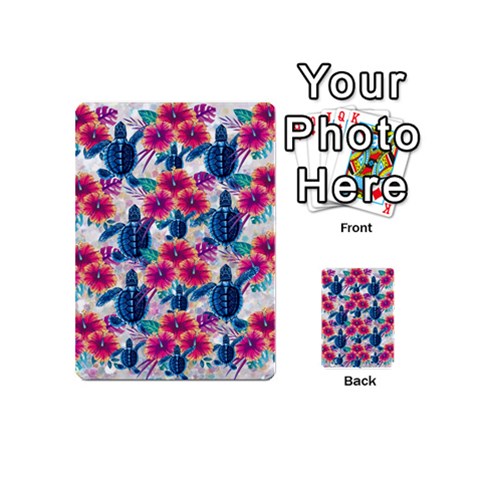 Tropical Flowers Turtles CBDOilPrincess Edf1ea6f Back