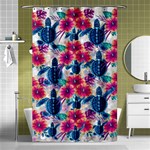 Tropical Flowers Turtles CBDOilPrincess Edf1ea6f-2cc5-4f0b-a5cc-9c146c7d79e4 Shower Curtain 48  x 72  (Small) 