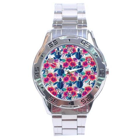 Tropical Flowers Turtles CBDOilPrincess Edf1ea6f Front
