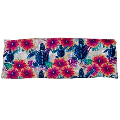 Tropical Flowers Turtles CBDOilPrincess Edf1ea6f Body Pillow Case