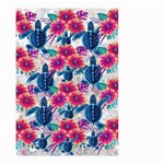 Tropical Flowers Turtles CBDOilPrincess Edf1ea6f-2cc5-4f0b-a5cc-9c146c7d79e4 Small Garden Flag (Two Sides)