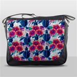 Tropical Flowers Turtles CBDOilPrincess Edf1ea6f-2cc5-4f0b-a5cc-9c146c7d79e4 Messenger Bag