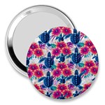 Tropical Flowers Turtles CBDOilPrincess Edf1ea6f-2cc5-4f0b-a5cc-9c146c7d79e4 3  Handbag Mirrors