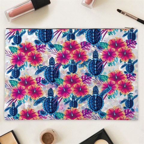 Tropical Flowers Turtles CBDOilPrincess Edf1ea6f Back