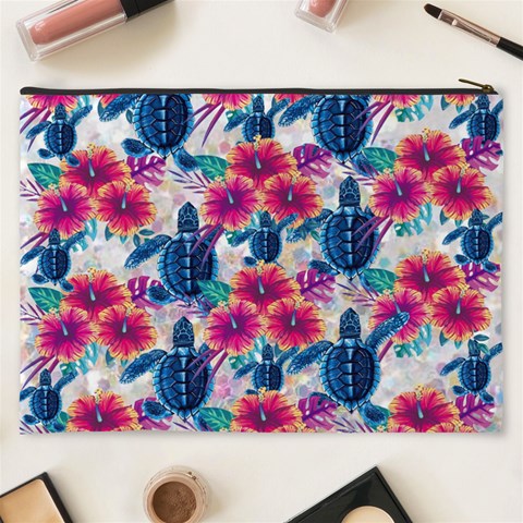 Tropical Flowers Turtles CBDOilPrincess Edf1ea6f Back