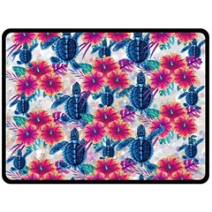 Tropical Flowers Turtles CBDOilPrincess Edf1ea6f 80 x60  Blanket Back