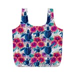Tropical Flowers Turtles CBDOilPrincess Edf1ea6f-2cc5-4f0b-a5cc-9c146c7d79e4 Full Print Recycle Bag (M)