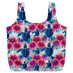 Tropical Flowers Turtles CBDOilPrincess Edf1ea6f Back