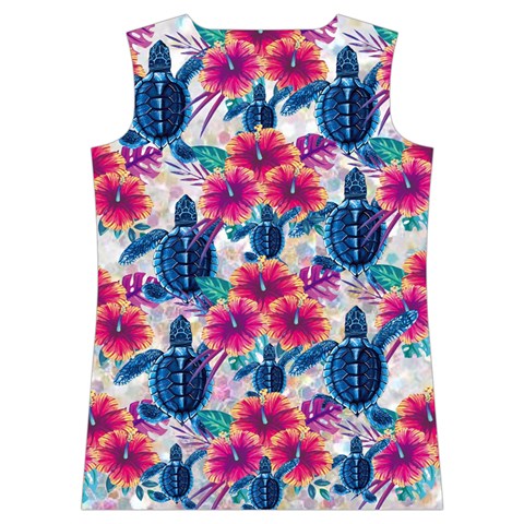 Tropical Flowers Turtles CBDOilPrincess Edf1ea6f Back