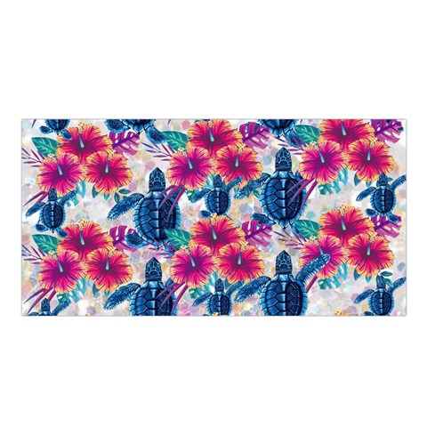 Tropical Flowers Turtles CBDOilPrincess Edf1ea6f Front