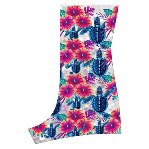 Tropical Flowers Turtles CBDOilPrincess Edf1ea6f Back Left