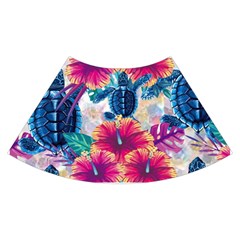 Tropical Flowers Turtles CBDOilPrincess Edf1ea6f Skirt Back