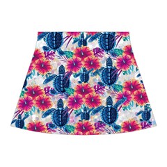 Tropical Flowers Turtles CBDOilPrincess Edf1ea6f Front Skirt