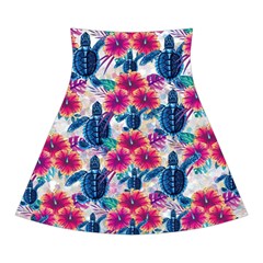 Tropical Flowers Turtles CBDOilPrincess Edf1ea6f Back Skirt