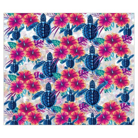 Tropical Flowers Turtles CBDOilPrincess Edf1ea6f Front