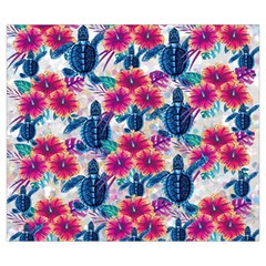 Tropical Flowers Turtles CBDOilPrincess Edf1ea6f Back