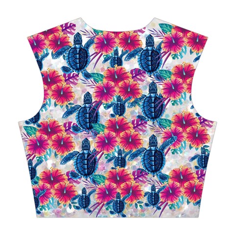 Tropical Flowers Turtles CBDOilPrincess Edf1ea6f Back