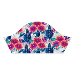 Tropical Flowers Turtles CBDOilPrincess Edf1ea6f Left Sleeve