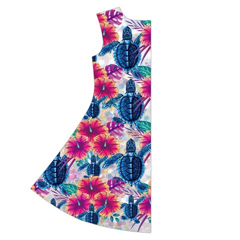 Tropical Flowers Turtles CBDOilPrincess Edf1ea6f Back Left
