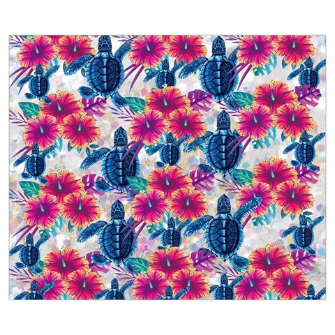 Tropical Flowers Turtles CBDOilPrincess Edf1ea6f Front