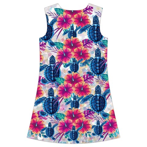 Tropical Flowers Turtles CBDOilPrincess Edf1ea6f Back