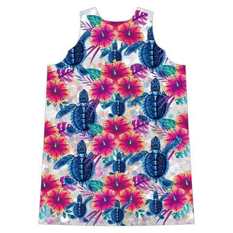 Tropical Flowers Turtles CBDOilPrincess Edf1ea6f Back