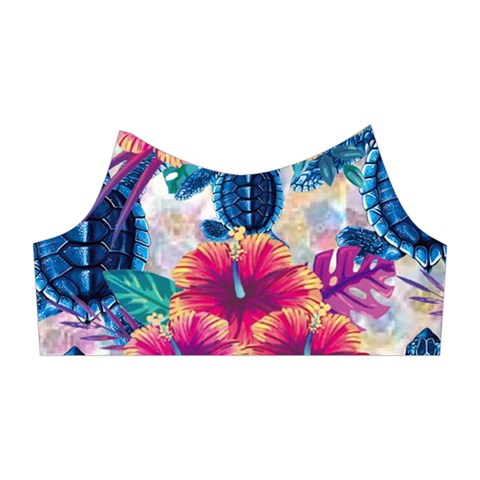 Tropical Flowers Turtles CBDOilPrincess Edf1ea6f Left Sleeve
