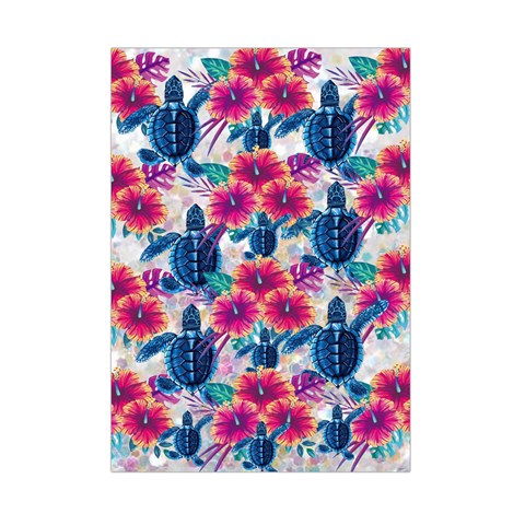Tropical Flowers Turtles CBDOilPrincess Edf1ea6f Front