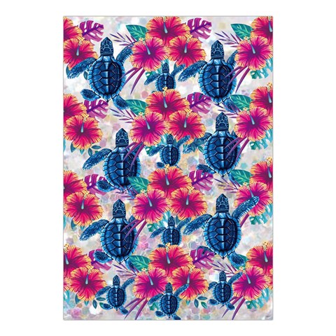 Tropical Flowers Turtles CBDOilPrincess Edf1ea6f Front