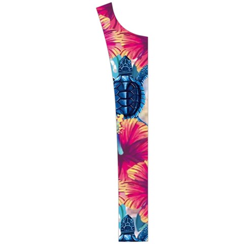 Tropical Flowers Turtles CBDOilPrincess Edf1ea6f Button Placket Left