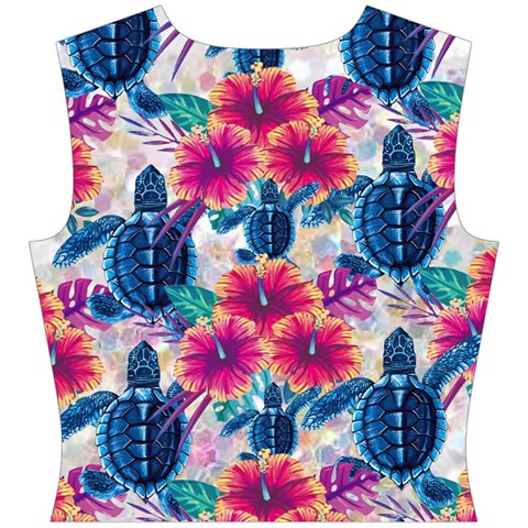 Tropical Flowers Turtles CBDOilPrincess Edf1ea6f Back